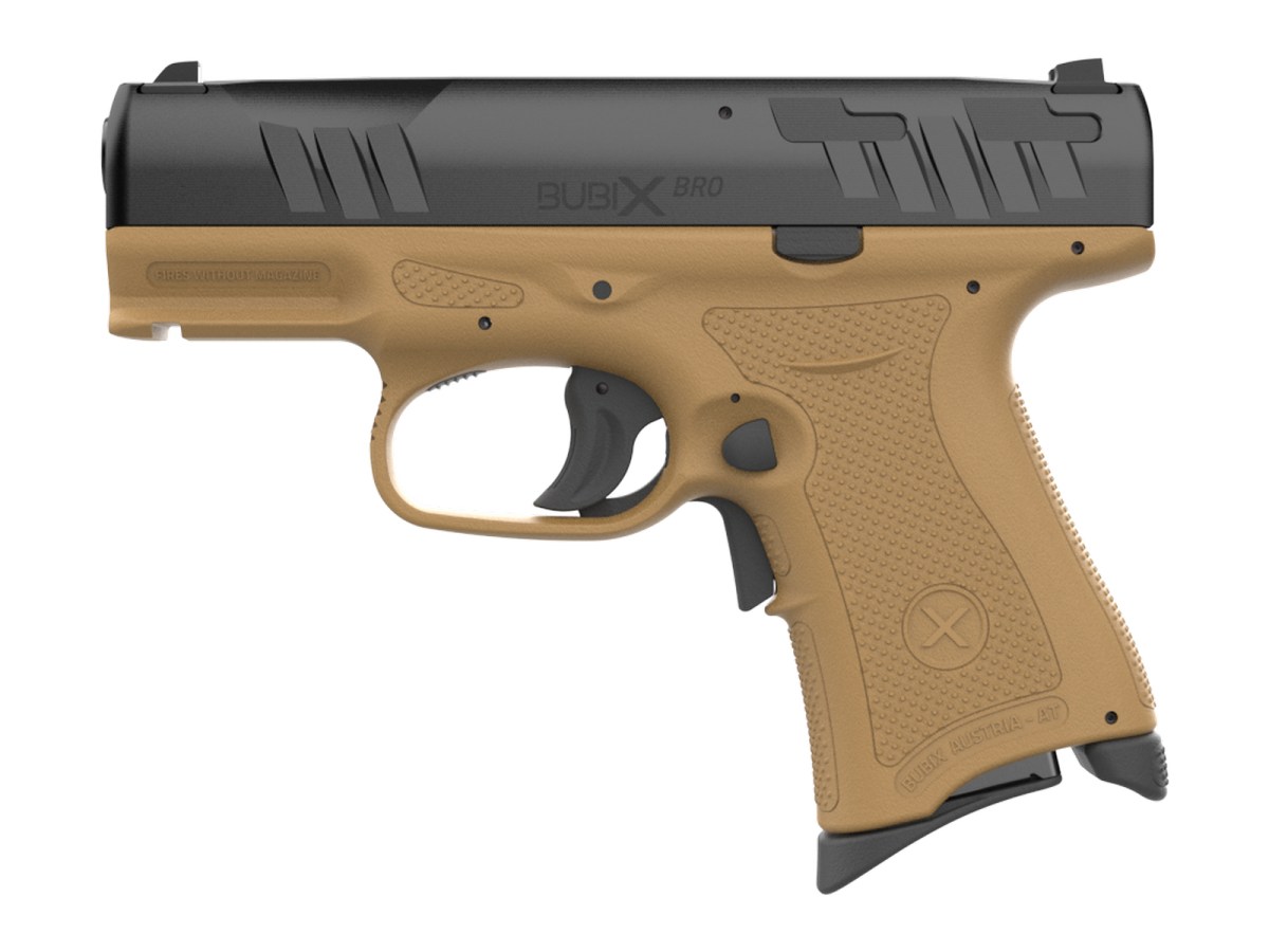 Pištoľ BUBIX BRO Optic-Ready, kal. 9x19, Dark Brown