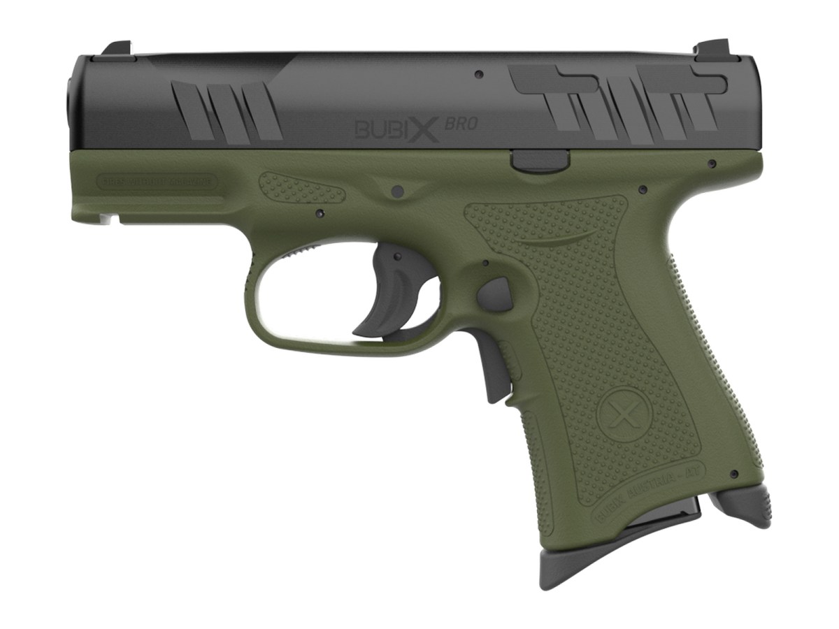 Pištoľ BUBIX BRO Optic-Ready, kal. 9x19, Green
