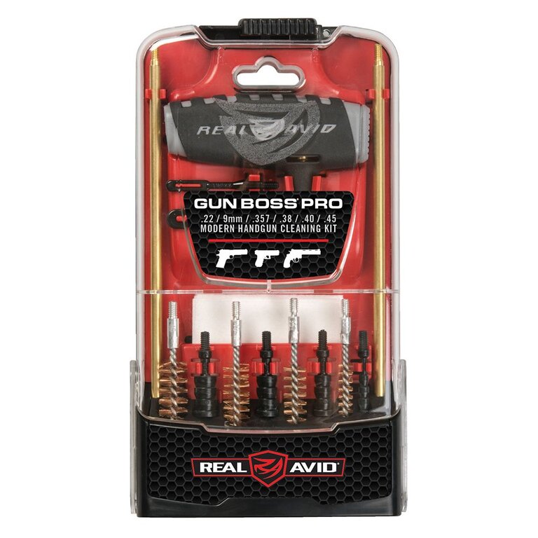 Sada pre čistenie pištolí REAL AVID® GUN BOSS® PRO HANDGUN CLEANING KIT