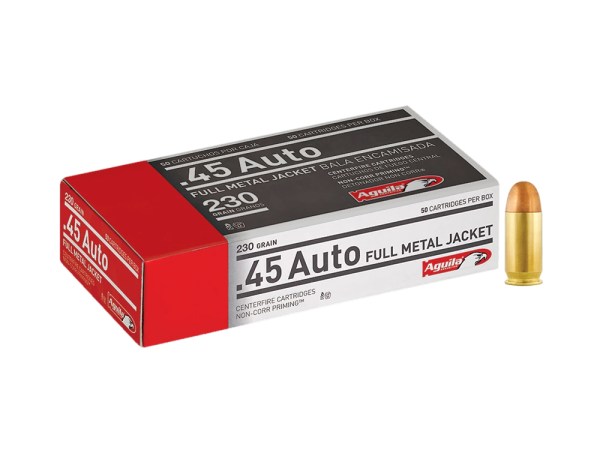 Náboj .45Auto AGUILA 230gr/14,90g FMJ